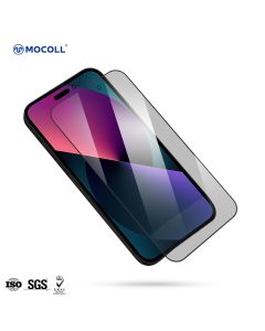 Mocoll - 2.5D Full Cover Privacy for iPhone 14Pro / 15 /16 - Black