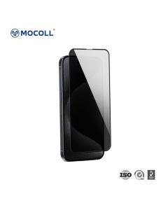 Mocoll - 2.5D Tempered Glass full cover for iPhone 16 Pro - Black