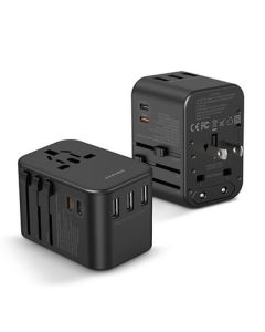HYPHEN - CHARGE POINT Universal Travel Adaptor 35W - Black