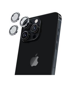 HYPHEN - Lens DEFENDR Camera Lens Protector - Black - iPhone 15 Pro/Pro Max
