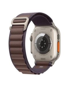 HYPHEN - CLARKE Watch Strap - Apple Ultra 2/Ultra 49mm - Nylon Loop Medium- Indigo