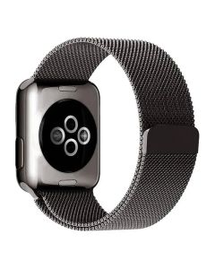 HYPHEN - Watch Strap - Apple - Stainless Steel Black 42-44MM