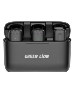 {GN2WMICLGBK} Green Lion 2 in 1 Wireless Microphone ( Lightning Connector ) - Black