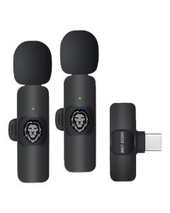 GN3WIRMICPBK Green Lion 3 in 1 Wireless Microphone - Black