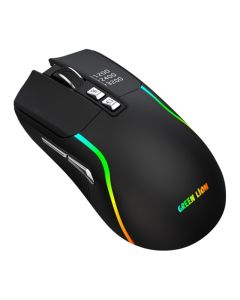 GNRM5RGMSEBK Green Lion Rechargeable Gaming Mouse - Black