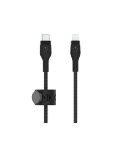USB-C TO LTG  SILICONE  3M  BLK - (Please sell without GST)
