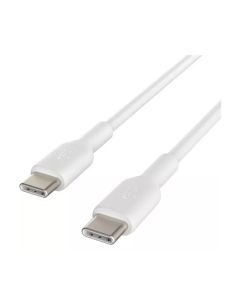 Belkin BoostCharge Braided USB-C to USB-C 1M Cable - White (2-Pack)