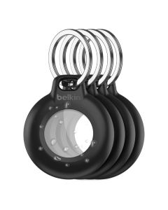 Belkin Waterproof Secure Holder with Key Ring for AirTag - Black