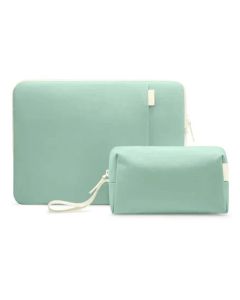 Tomtoc Defender-A23 Jelly Laptop Sleeve Kit for 13-inch MacBook Air - Green